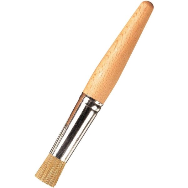 Jakar (10 Packs) Stencil Brush, Large, 15mm Diameter, Hog Hair, Wooden Handle 1 Jakar Stencil Brush, Large, 15mm Diameter, Hog Hair, Wooden Handle