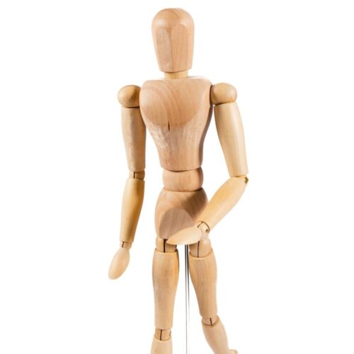 Jakar Wooden Artist Manikin - 16.5" (40cm) Fully Articulated Movable Figure for Drawing, Sketching & Anatomy Study (9008) 4 Jakar Wooden Artist Manikin – 16.5″ (40cm) Fully Articulated Movable Figure for Drawing, Sketching & Anatomy Study (9008)