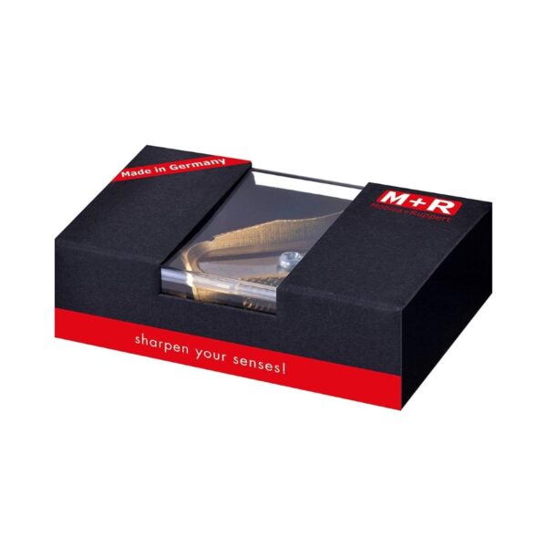 Möbius & Ruppert (M+R) Pollux Brass Pencil Sharpener – Concave Long‑Tip Precision 1 Möbius & Ruppert (M+R) Pollux Brass Pencil Sharpener – Concave Long‑Tip Precision