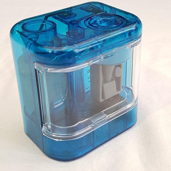 Jakar Mini Battery Operated Pencil Sharpener (Single Hole) Assorted Colours (5157) - Compact & Portable for School or Office 2 Jakar Mini Battery Operated Pencil Sharpener (Single Hole) Assorted Colours (5157) – Compact & Portable for School or Office