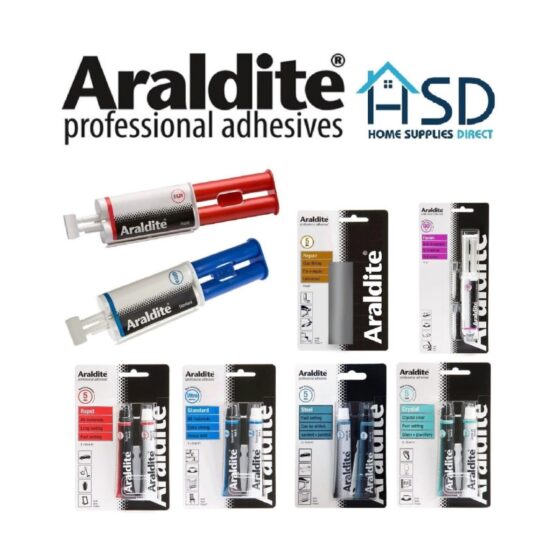 Araldite Standard Epoxy Adhesive Syringe 24ml – Strong 2-Part Multipurpose Glue for Metal, Wood, Plastic & DIY Repairs