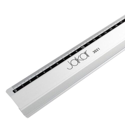 Jakar Student Range 30cm Aluminium Ruler Printed With mm And cm