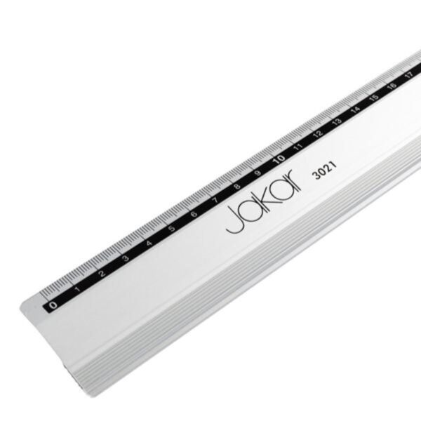 Jakar Student Range 30cm Aluminium Ruler Printed With mm And cm