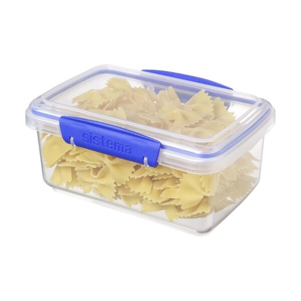 Sistema Klip It 1L Food Storage Container - BPA-Free, Airtight, and Stackable Design 2 Sistema Klip It 1L Food Storage Container – BPA-Free, Airtight, and Stackable Design