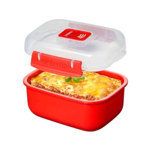 Sistema Rectangular Lunch Box - 525ml | BPA-Free - Microwave & Dishwasher Safe, Perfect for Snacks & Meals 9 Sistema Rectangular Lunch Box – 525ml | BPA-Free – Microwave & Dishwasher Safe, Perfect for Snacks & Meals