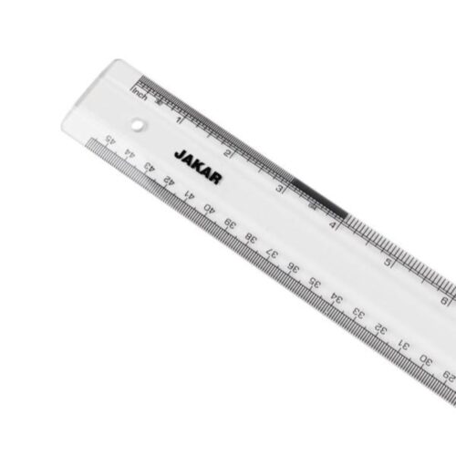 Jakar 30cm (12") Aluminium Profile Ruler With Metric & Imperial Markings 5 Jakar 30cm (12″) Aluminium Profile Ruler With Metric & Imperial Markings