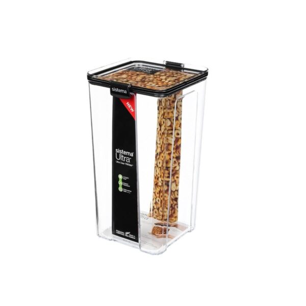 Sistema Ultra Square 4L Food Container (4 Pack) – BPA-Free, Leak-Proof Food Storage Containers for Freshness 2 Sistema Ultra Square 4L Food Container (4 Pack) – BPA-Free, Leak-Proof Food Storage Containers for Freshness