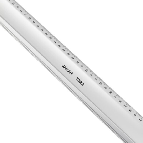 Jakar 60cm Aluminium Ruler with Ridge - For Use with Mount Cutter (7321), Hanging Pack (7322) 2 Jakar 60cm Aluminium Ruler with Ridge – For Use with Mount Cutter (7321), Hanging Pack (7322)