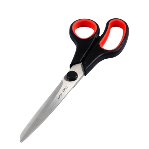 Jakar Stainless Steel Scissors - 21cm (8.5") with Comfortable Soft Grip Handle, Durable, Hanging Try-Me Blister Pack (7053) 2 Jakar Scissors, Stainless Steel, 21cm /8.5” With Soft Grip Handle In Hanging Try-Me Blistercard