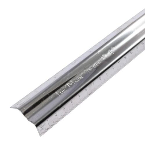Jakar 30cm (12") Safety Steel Ruler With Metric & Imperial Markings 5 Jakar 30cm (12″) Safety Steel Ruler With Metric & Imperial Markings
