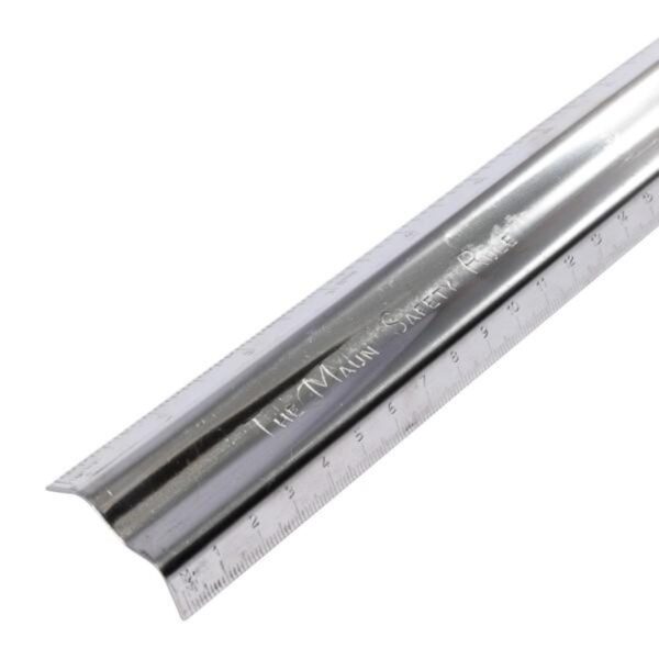 Jakar 30cm (12") Safety Steel Ruler With Metric & Imperial Markings 2 Jakar 30cm (12″) Safety Steel Ruler With Metric & Imperial Markings