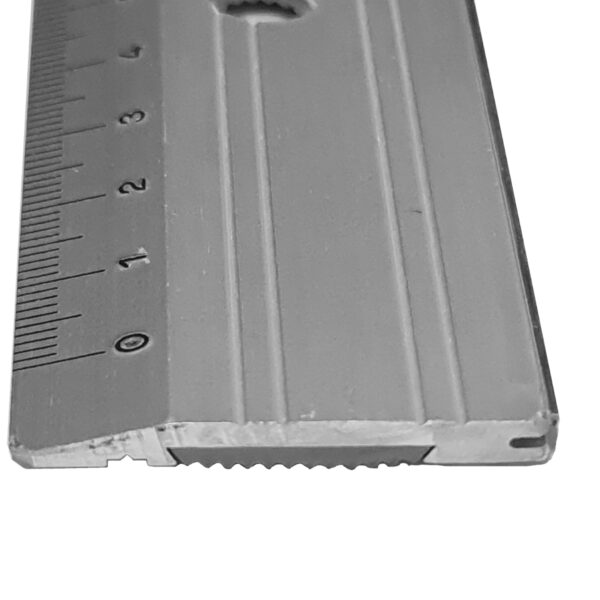 Jakar Aluminium Cutting Ruler 60cm Etched – Stainless Steel Cutting Edge (3088), mm/cm Markings, Rubber Grip & Hanging Hole for Durable Precision in Technical Drawing, Craft & Office Use