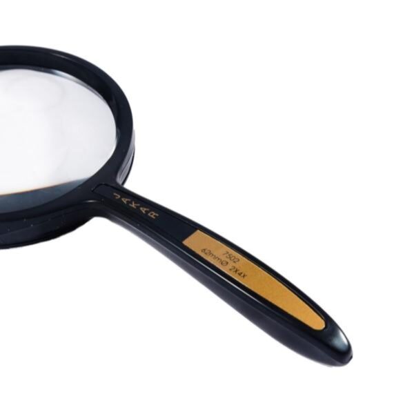 Jakar Magnifying Glass 62mm – Reading Magnifier with Black Plastic Handle & Frame 2 Jakar Magnifying Glass 62mm – Reading Magnifier with Black Plastic Handle & Frame