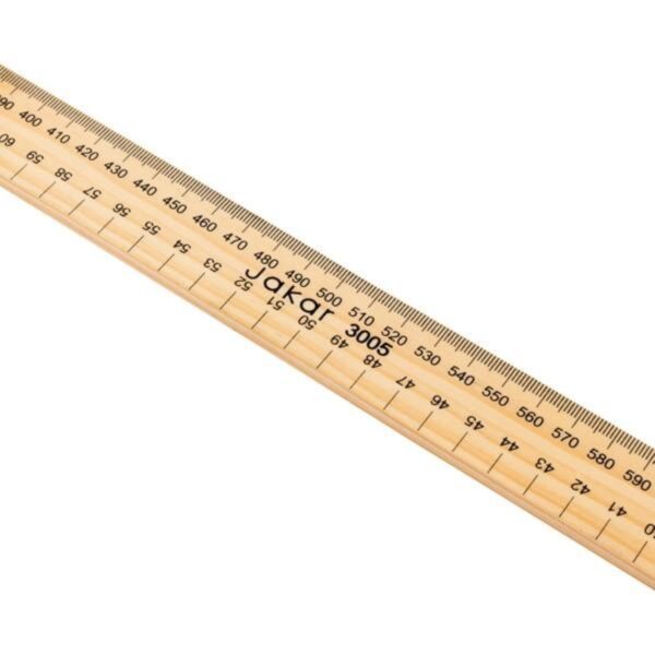 Jakar Wooden Metre Rule, 0-100cm On One Edge And 0-1000mm On Opposite Edge 2 Jakar Wooden Metre Rule, 0-100cm On One Edge And 0-1000mm On Opposite Edge