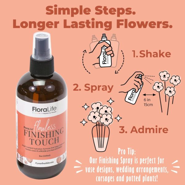 FloraLife Flawless Finishing Touch 240ml Spray – Enhance the Look of Your Flowers with a Glossy Finish 2 FloraLife Flawless Finishing Touch 240ml Spray – Enhance the Look of Your Flowers with a Glossy Finish