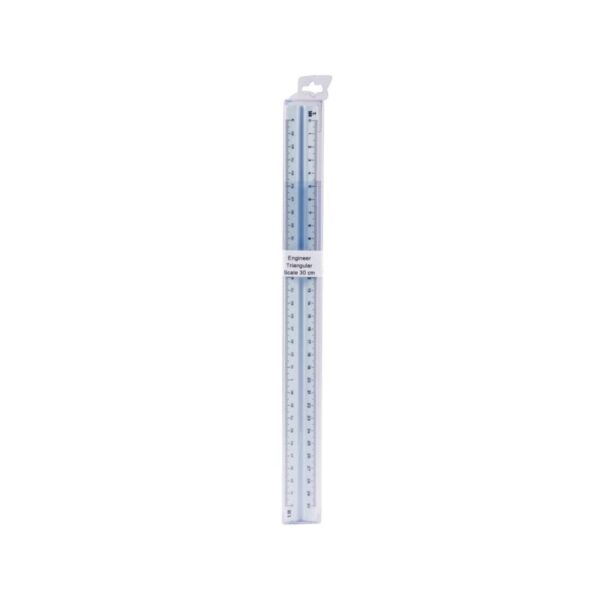 Jakar Engineer Triangular Scale - 30cm Metric (Polystyrene), 6 Scales: 1:1.25, 1:1.5, 1:10, 1:20, 1:50, 1:100, High-Impact Dual-Colour Markings, Ideal for Engineers, Drafters & Students (3703) 2 Jakar Engineer Triangular Scale – 30cm Metric (Polystyrene), 6 Scales: 1:1.25, 1:1.5, 1:10, 1:20, 1:50, 1:100, High-Impact Dual-Colour Markings, Ideal for Engineers, Drafters & Students (3703)