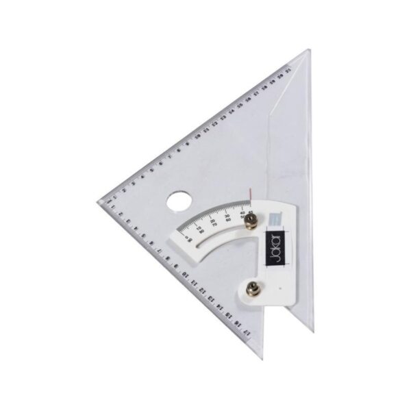 Jakar Adjustable Set Square - 250mm (10”) With Canvas Pouch, Individually Boxed 2 Jakar Adjustable Set Square – 250mm (10”) With Canvas Pouch, Individually Boxed