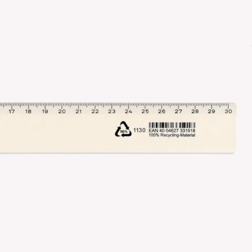 Möbius & Ruppert (M+R) 100% Recycled Ruler – 30cm, Eco-Friendly, Durable Plastic 5 Möbius & Ruppert (M+R) 100% Recycled Ruler – 30cm, Eco-Friendly, Durable Plastic