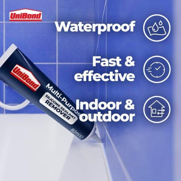 UniBond Multi-Purpose Silicone Sealant Remover - Professional Strength 3 UniBond Multi-Purpose Silicone Sealant Remover – Professional Strength