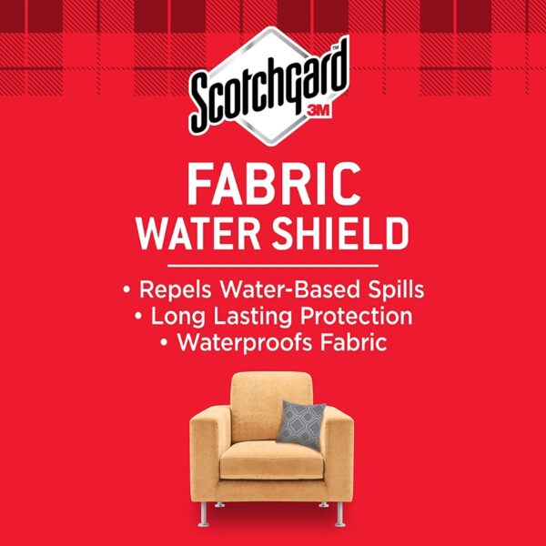 Scotchgard (3 Packs) Fabric Water Shield 400ml Spray - Waterproofing Upholstery, Pillows, and Clothing 3 Scotchgard Fabric Water Shield 400ml Spray – Waterproofing Upholstery, Pillows, and Clothing