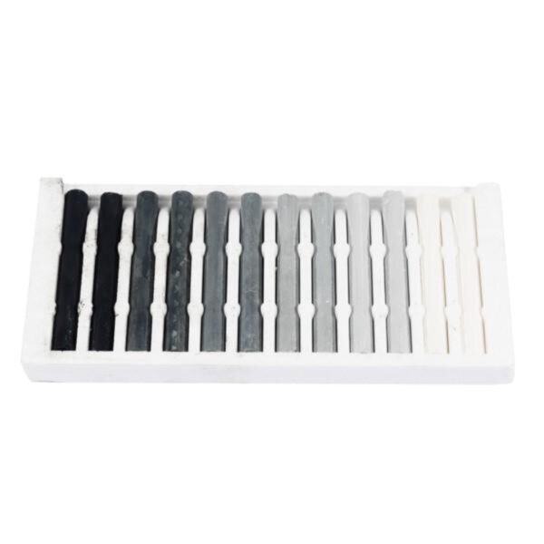 Jakar Compressed Charcoal Set Grey (12 Sticks) - High-Quality Artist Charcoal for Sketching & Shading (7623) 3 Jakar Compressed Charcoal Set Grey (12 Sticks) – High-Quality Artist Charcoal for Sketching & Shading (7623)