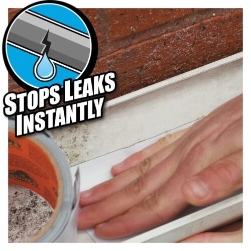 Gorilla Waterproof Patch & Seal Tape 100mm x 3m White – Instant Leak Repair & Heavy-Duty Waterproof Seal