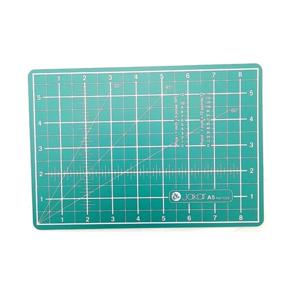 akar A5 Cutting Mat & Circle Cutter Set – Includes Spare Blades for Accurate Craft Cutting