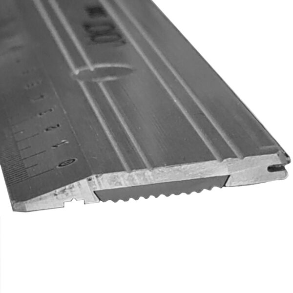 Jakar Aluminium Cutting Ruler 60cm Etched – Stainless Steel Cutting Edge (3088), mm/cm Markings, Rubber Grip & Hanging Hole for Durable Precision in Technical Drawing, Craft & Office Use