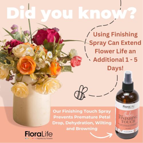 FloraLife Flawless Finishing Touch 240ml Spray – Enhance the Look of Your Flowers with a Glossy Finish 8 FloraLife Flawless Finishing Touch 240ml Spray – Enhance the Look of Your Flowers with a Glossy Finish