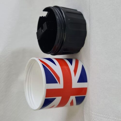 Jakar Single Hole Plastic Pencil Sharpener - Union Jack Printed Cylinder Bin (5030), Compact Design with Removable Bottom, Collects Shavings, Ideal for Artists, Designers & Students 9 Jakar Single Hole Plastic Pencil Sharpener – Union Jack Printed Cylinder Bin (5030), Compact Design with Removable Bottom, Collects Shavings, Ideal for Artists, Designers & Students