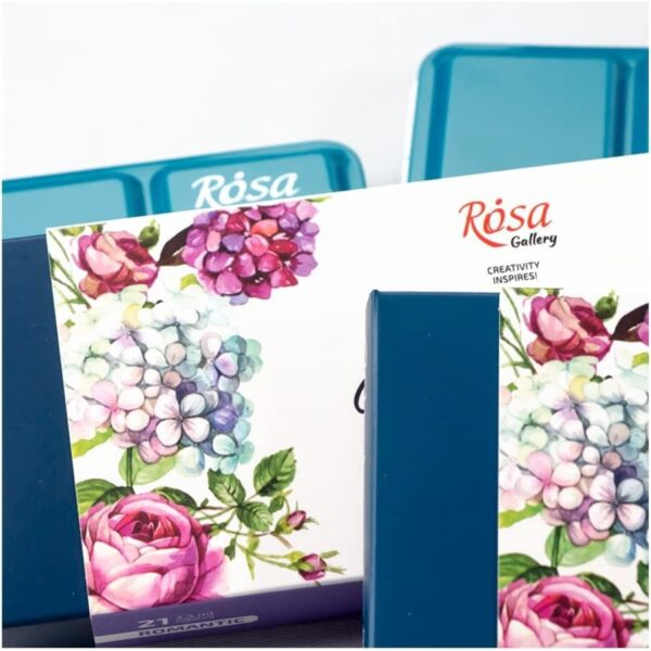 Rosa Gallery Romantic Watercolour Set – 21 x 2.5ml Full Pans | Artist Paint Tin for Soft & Expressive Artwork 4 Rosa Gallery Romantic Watercolour Set – 21 x 2.5ml Full Pans | Artist Paint Tin for Soft & Expressive Artwork