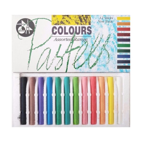Jakar Artist Soft Pastels & Compressed Charcoal Set - 4 Pack (Black, Grey, Earth Colours & Assorted Pastels) 4 Jakar Artist Soft Pastels & Compressed Charcoal Set – 4 Pack (Black, Grey, Earth Colours & Assorted Pastels)