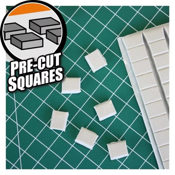 Gorilla Mounting Putty XL – 168 Pre-Cut Squares (112g) – Reusable Adhesive for Indoor & Outdoor Use