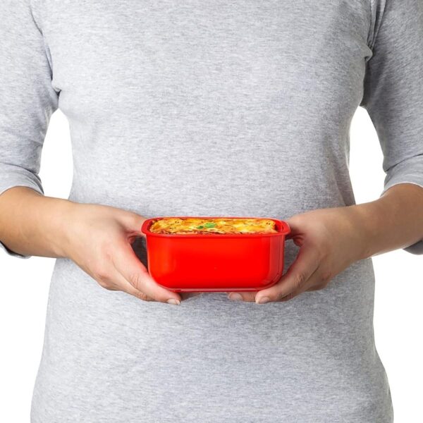 Sistema Rectangular Lunch Box - 525ml | BPA-Free - Microwave & Dishwasher Safe, Perfect for Snacks & Meals 6 Sistema Rectangular Lunch Box – 525ml | BPA-Free – Microwave & Dishwasher Safe, Perfect for Snacks & Meals