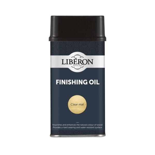 LIB-2128.jpg Liberon Finishing Oil Clear 250ml Tin – Durable, Water-Resistant Wood Finish
