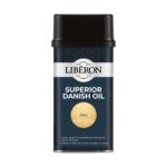 Liberon Superior Danish Oil Clear 250ml Tin – Enhances & Protects Wood with UV Filter