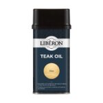 Liberon Teak Oil Clear 250ml Tin – Nourishes & Protects Exotic Woods with UV Filter