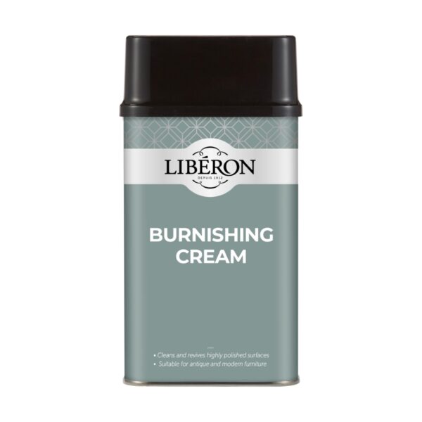 LIB-4114.jpg Liberon Burnishing Cream 500ml Tin – Revives & Enhances High-Gloss Wood Finishes