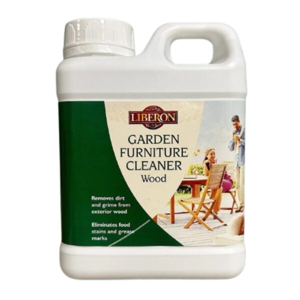 LIB-6081.jpg Liberon Garden Furniture Cleaner for Wood – 1L – Revitalises Outdoor Wooden Furniture