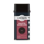 Liberon Palette Wood Dye Water-Based Ebony 250ml Tin – Enhance Natural Grain with Subtle Tint