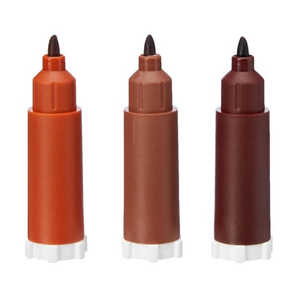 Liberon 3 Part Touch-Up Pen Mahogany Shades – Quick & Easy Wood Scratch Repair