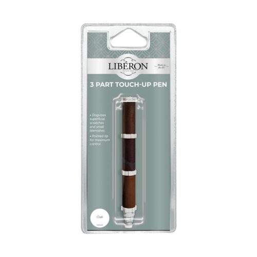 ​Liberon 3 Part Touch-Up Pen Oak Shades – Quick & Easy Wood Scratch Repair​