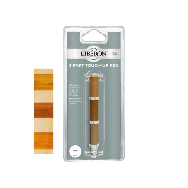 ​Liberon 3 Part Touch-Up Pen Pine Shades – Quick & Easy Wood Scratch Repair​