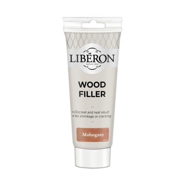 LIB-WDF-4596.jpg Liberon Wood Filler Mahogany 150g Tube – Quick & Easy Wood Repair