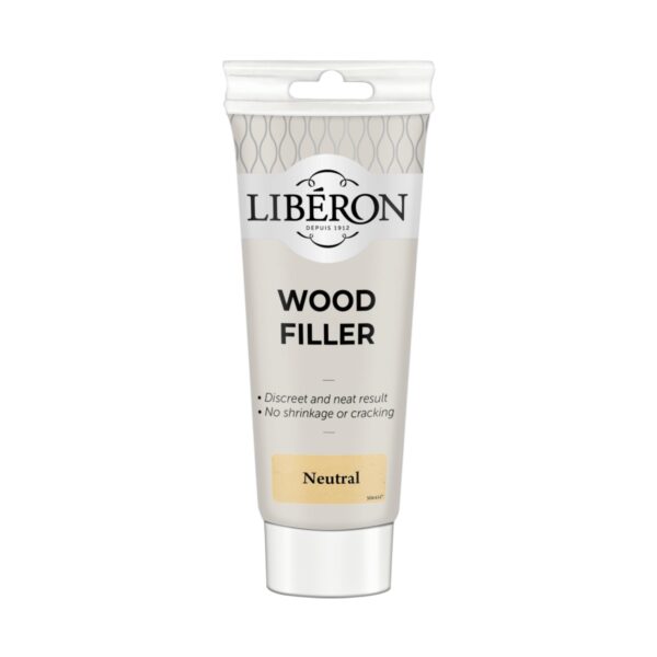 LIB-WDF-5985.jpg Liberon Wood Filler Neutral 150g Tube – Quick & Easy Wood Repair