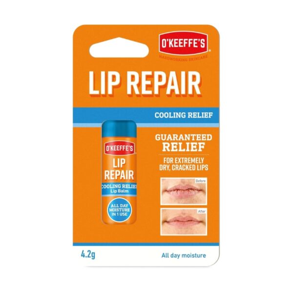O'Keeffe's Lip Repair Balm (Unscented, SPF15, Cooling Relief) – 3 Pack – Intensive Moisturizer for Dry, Cracked Lips with Sun Protection 6 O’Keeffe’s Lip Repair Balm (Unscented, SPF15, Cooling Relief) – 3 Pack – Intensive Moisturizer for Dry, Cracked Lips with Sun Protection