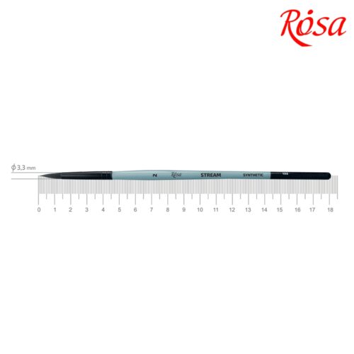 Rosa Gallery Synthetic Round Stream 132/ No.2 Brush – Ideal for Fine Detailing & Precision Work