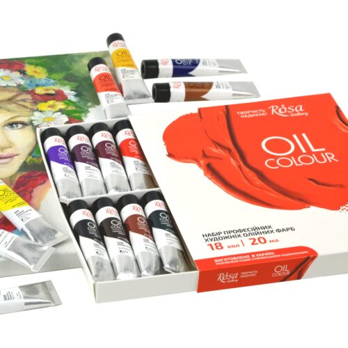 Rosa Gallery Oil Tube Paint Set - 18 x 20ml Assorted Colors in Cardbox 3 Rosa Gallery Oil Tube Paint Set – 18 x 20ml Assorted Colors in Cardbox