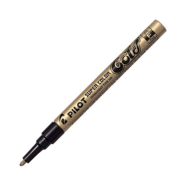 Pilot 12 Super Color Marker - Fine Gold Permanent Ink - Precise Marking and Crafting 1 Pilot 1 Super Color Marker – Fine Gold Permanent Ink – Precise Marking and Crafting