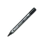 Pilot 100 Permanent 1 Black Marker Pen – 4.5mm Bullet Tip for Precise Marking
